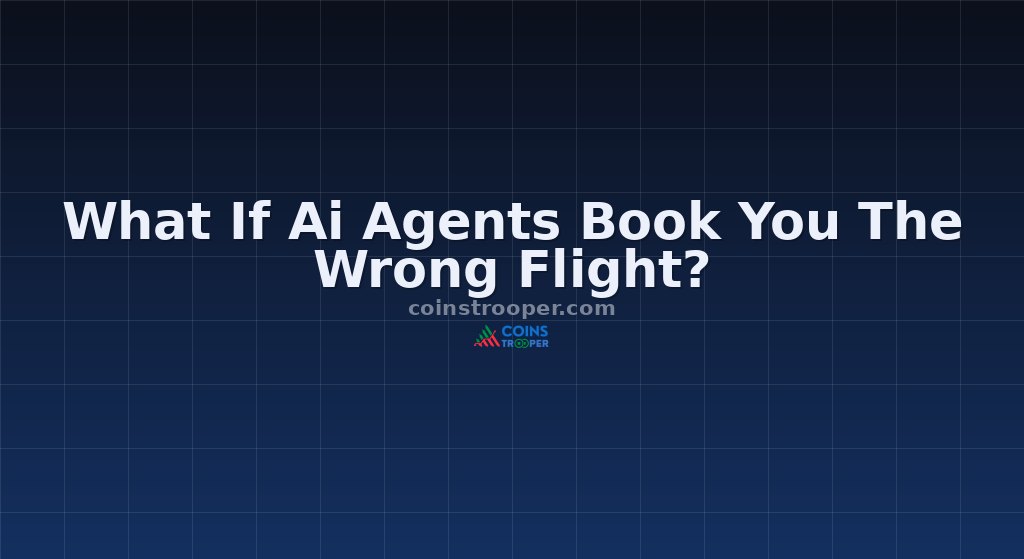 What If Ai Agents Book You The Wrong Flight?