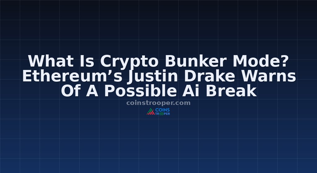 What Is Crypto Bunker Mode? Ethereum’s Justin Drake Warns Of A Possible Ai Break