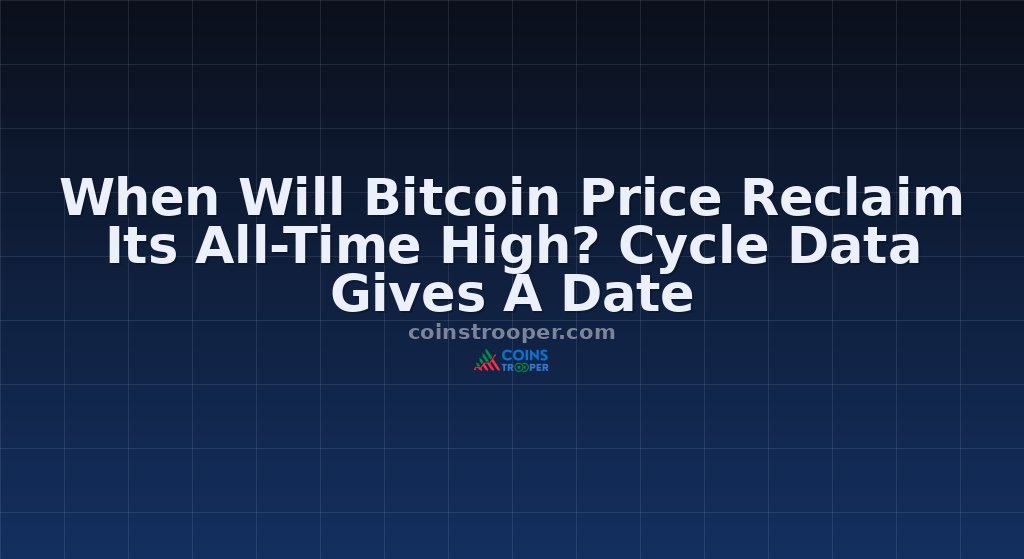 When Will Bitcoin Price Reclaim Its All-Time High? Cycle Data Gives A Date