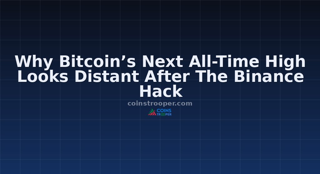 Why Bitcoin’s Next All-Time High Looks Distant After The Binance Hack 