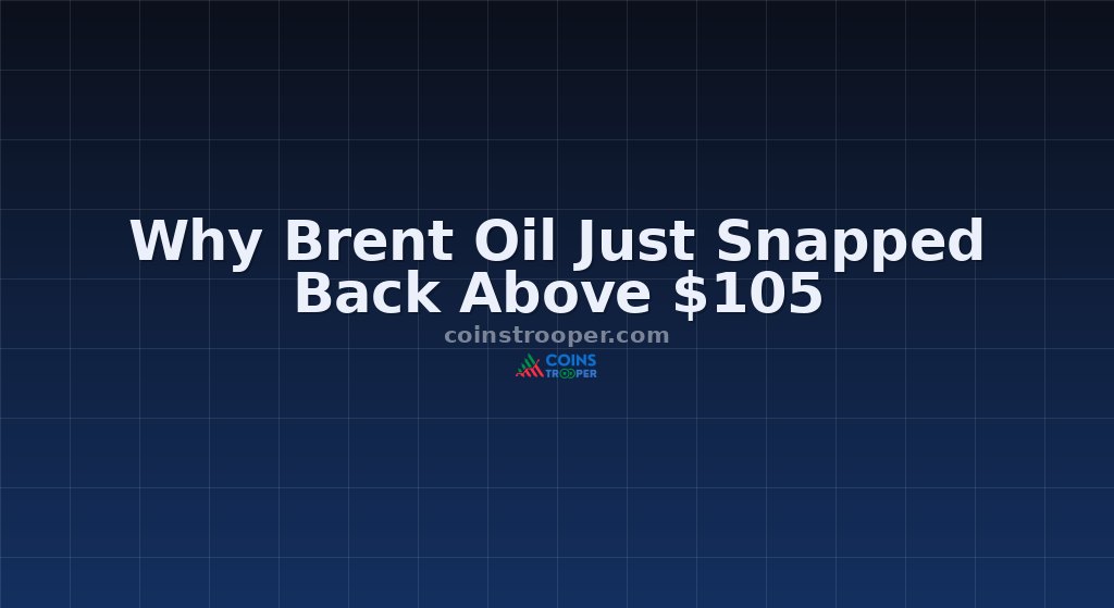 Why Brent Oil Just Snapped Back Above $105