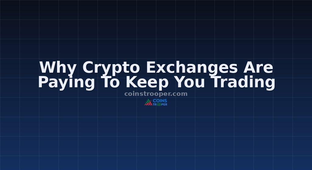 Why Crypto Exchanges Are Paying To Keep You Trading