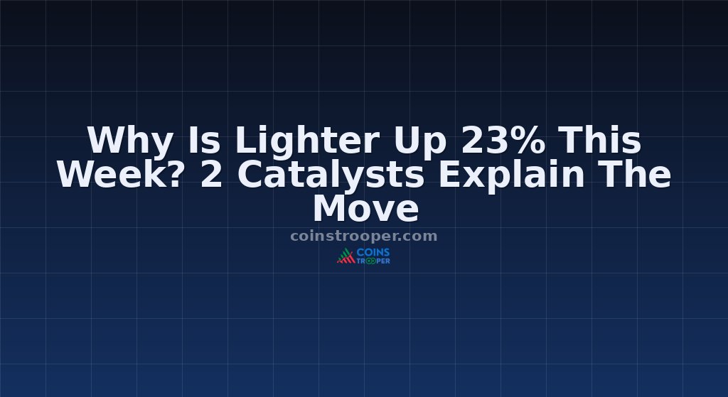 Why Is Lighter Up 23% This Week? 2 Catalysts Explain The Move