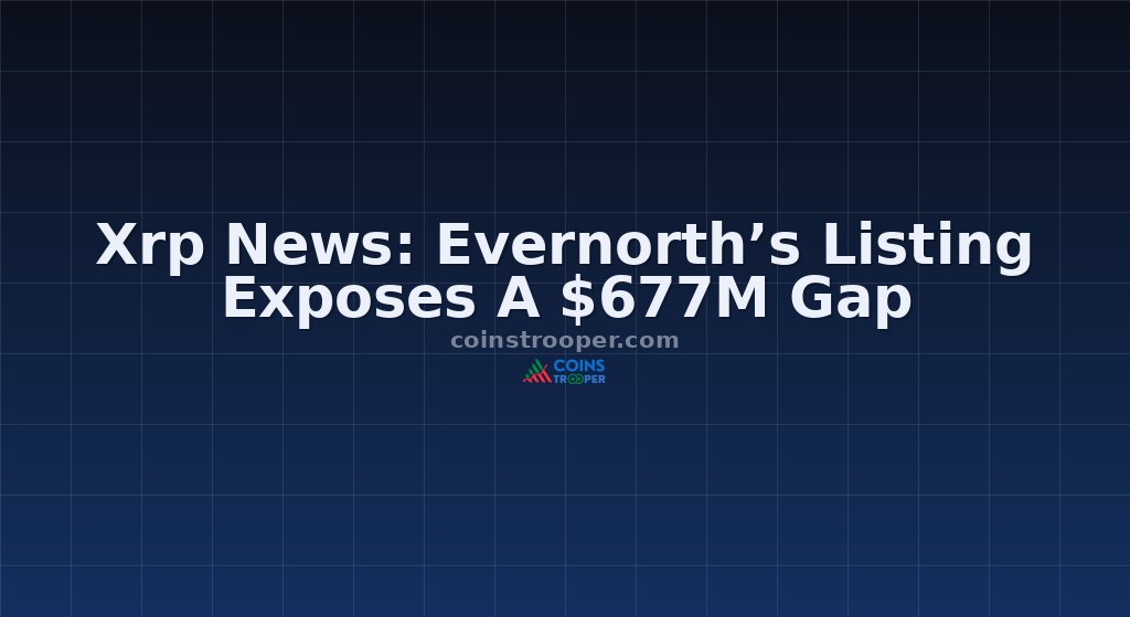 Xrp News: Evernorth’s Listing Exposes A $677M Gap