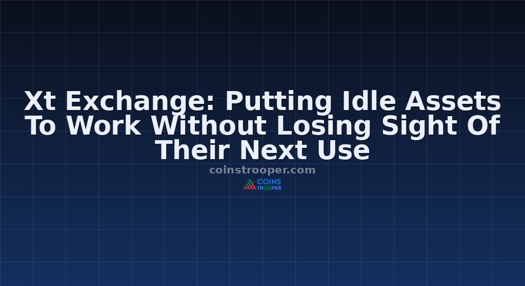 Xt Exchange: Putting Idle Assets To Work Without Losing Sight Of Their Next Use