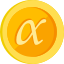 Alpha Coin logo