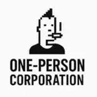 爆火的一人公司 logo