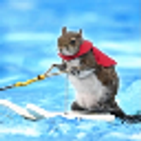 Twiggy the water skiing squirrel logo