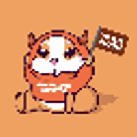 BABY WHITE HAMSTER logo