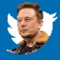 ELON BUYS TWITTER logo