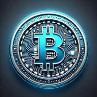 Blue Bitcoin logo