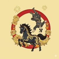 马仰人翻 logo