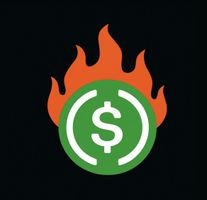 Deflationary USD logo