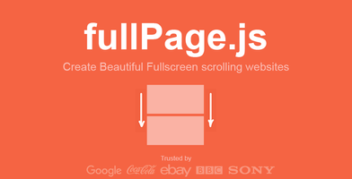 FULLPAGE.JS github.com/alvarotrigo/FULLPAGE.JS logo