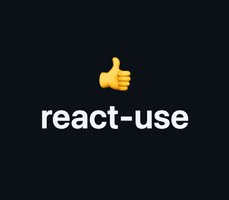 REACT-USE github.com/streamich/REACT-USE logo