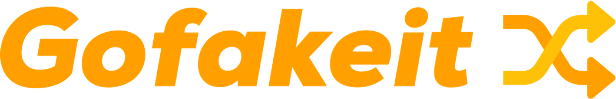 GOFAKEIT github.com/brianvoe/GOFAKEIT logo